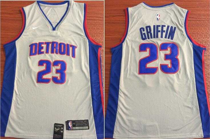 Pistons 23 Blake Griffin Gray Nike Swingman Jersey,We sell and wholesale Pistons 23 Blake Griffin Gray Nike Swingman Jersey on line form chian!